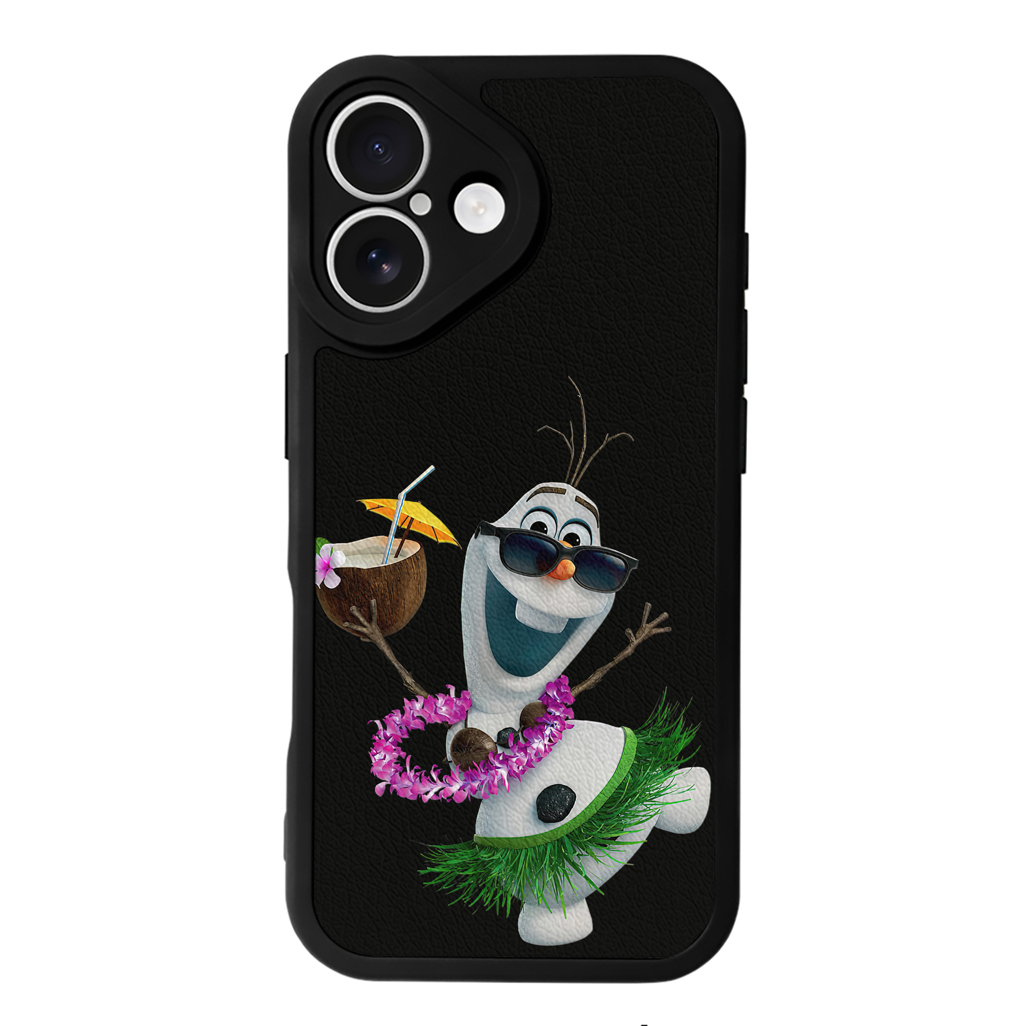 （画像用） アナと雪の女王 アンナ エルサ Frozen Anna Elsa 【iPhone 16シリーズ対応】シリコンスマホケース（レザー調） 材質：シリコン